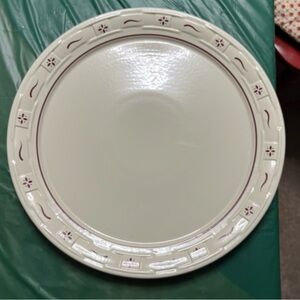 Longaberger Woven Traditions Red Plater